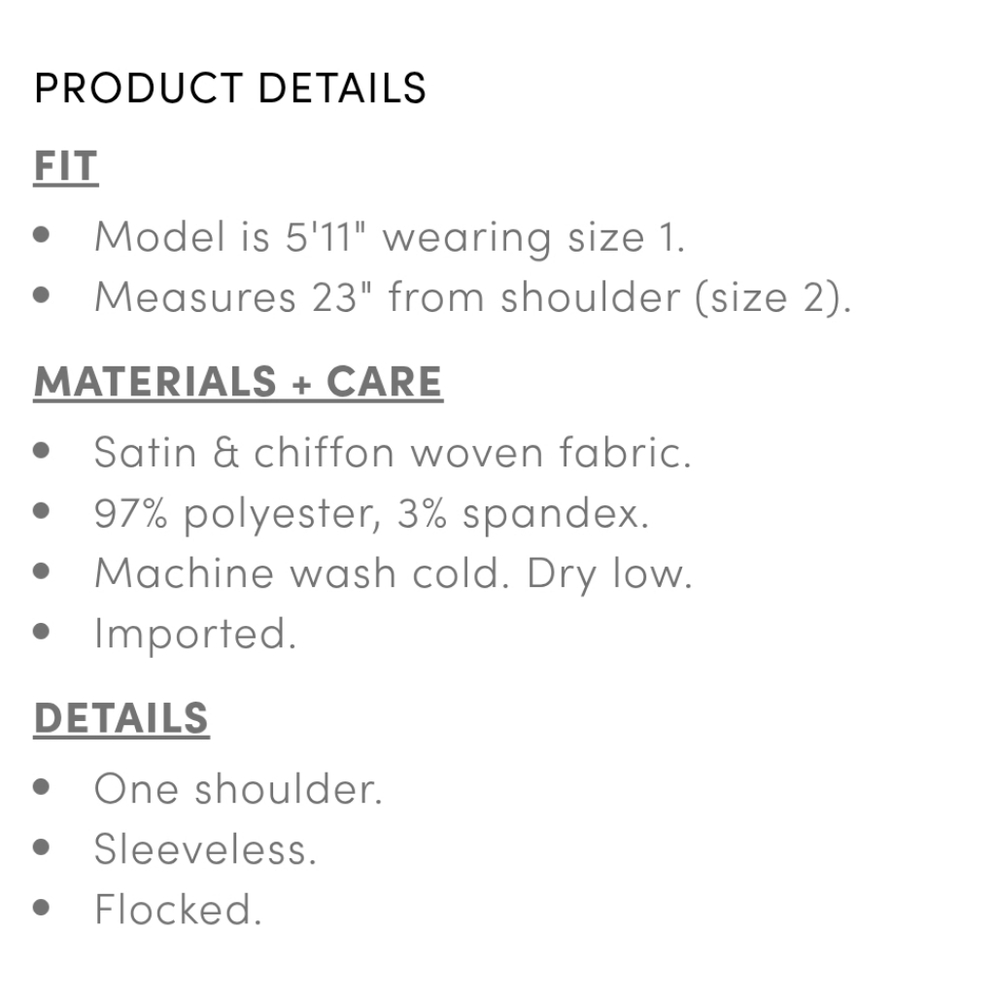 NWT - Torrid Chiffon Flocked One-Shoulder Crop Top – Black/Nude - Size 4X - Picture 15 of 16